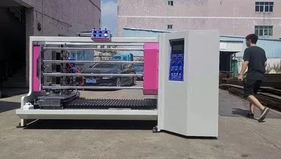 四轴直列式自动分切机/Four axis inline automatic slitting machine